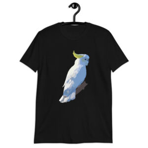 geoff hill designs sulphur crested cockatoo t-shirt