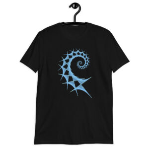 Blue Spiral Unisex T-Shirt